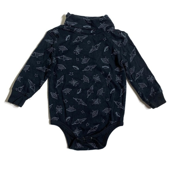𝅺CIRCO baby’s 18M ufo print turtleneck warm onesie - Picture 1 of 2